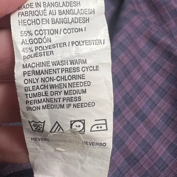 NWOT Men’s Purple Button Up Shirt! - Picture 13 of 13